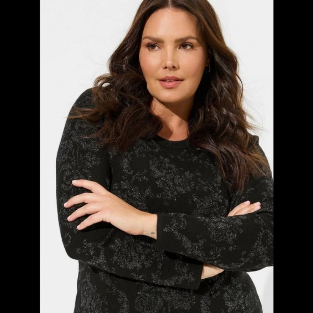 Torrid Mini Jacquard Bodycon Dress 6X NWT - Picture 4 of 5